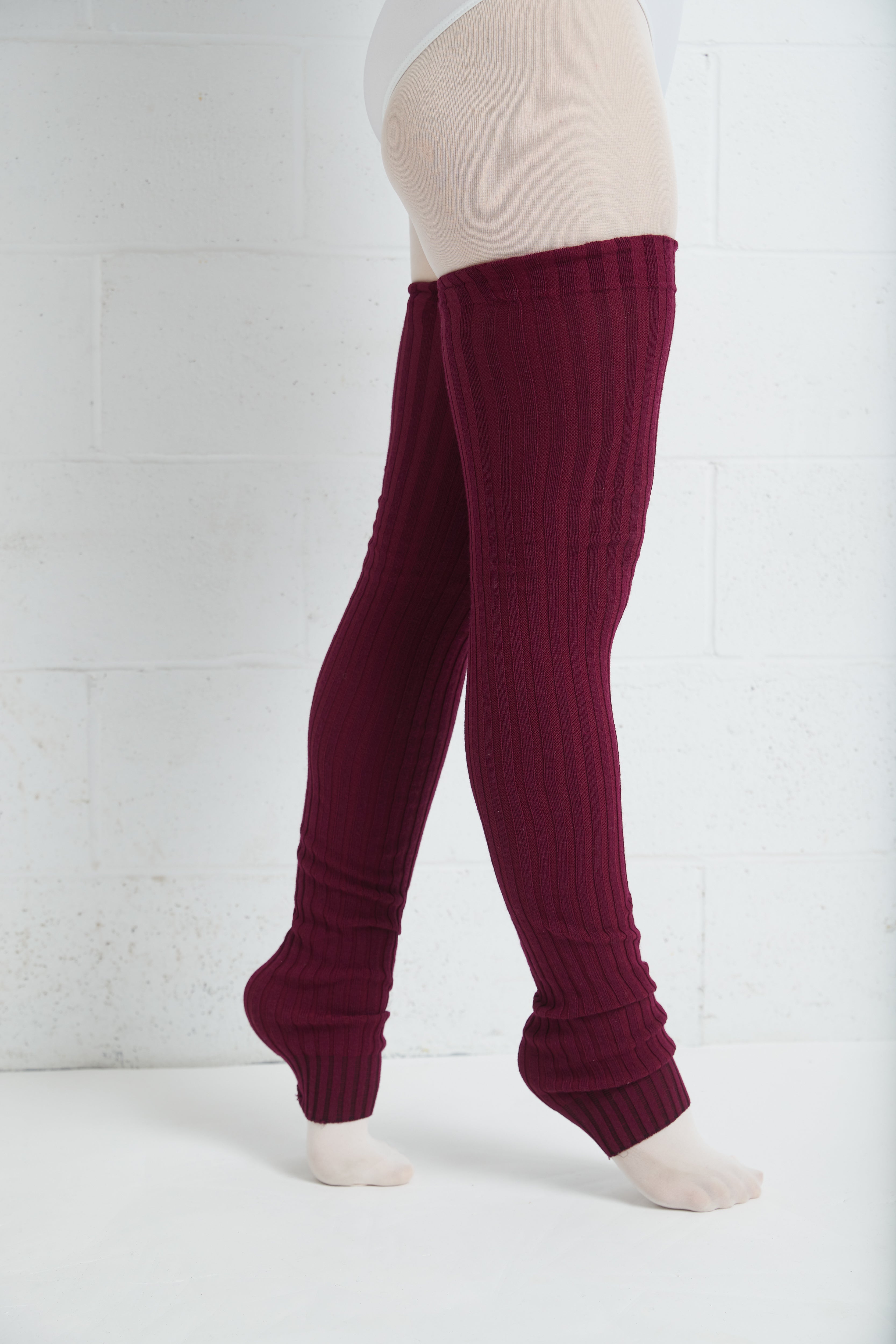 Mondor 36" Merino Wool 4x4 Rib Knit Legwarmers - 7 Colors
