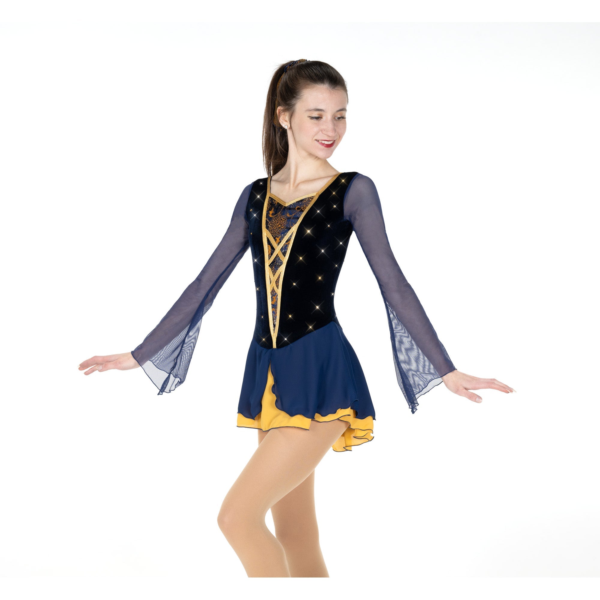 Jerry's Ready to Ship Tapestry #574 Beaded Skating Dress