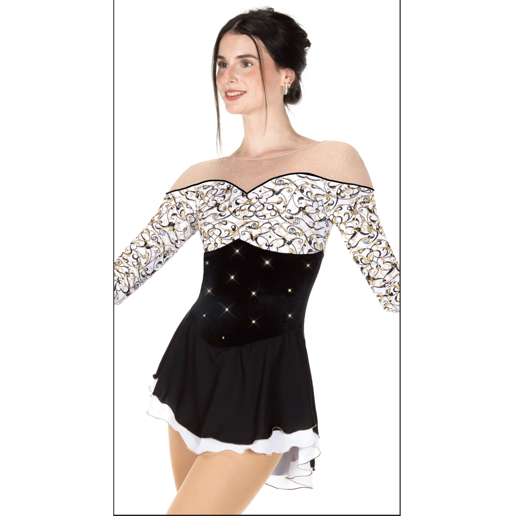 Jerry's Formal Introduction #581 Beaded Skating Dress