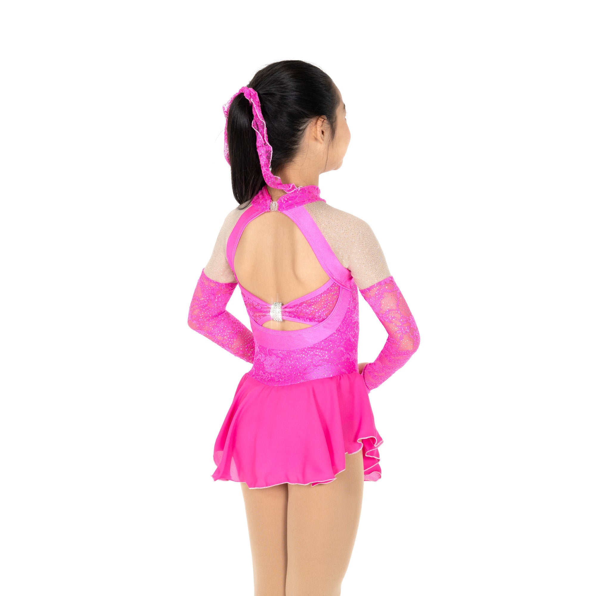 Jerry's Opera Gloves #627 Skating Dress - Pink Glow