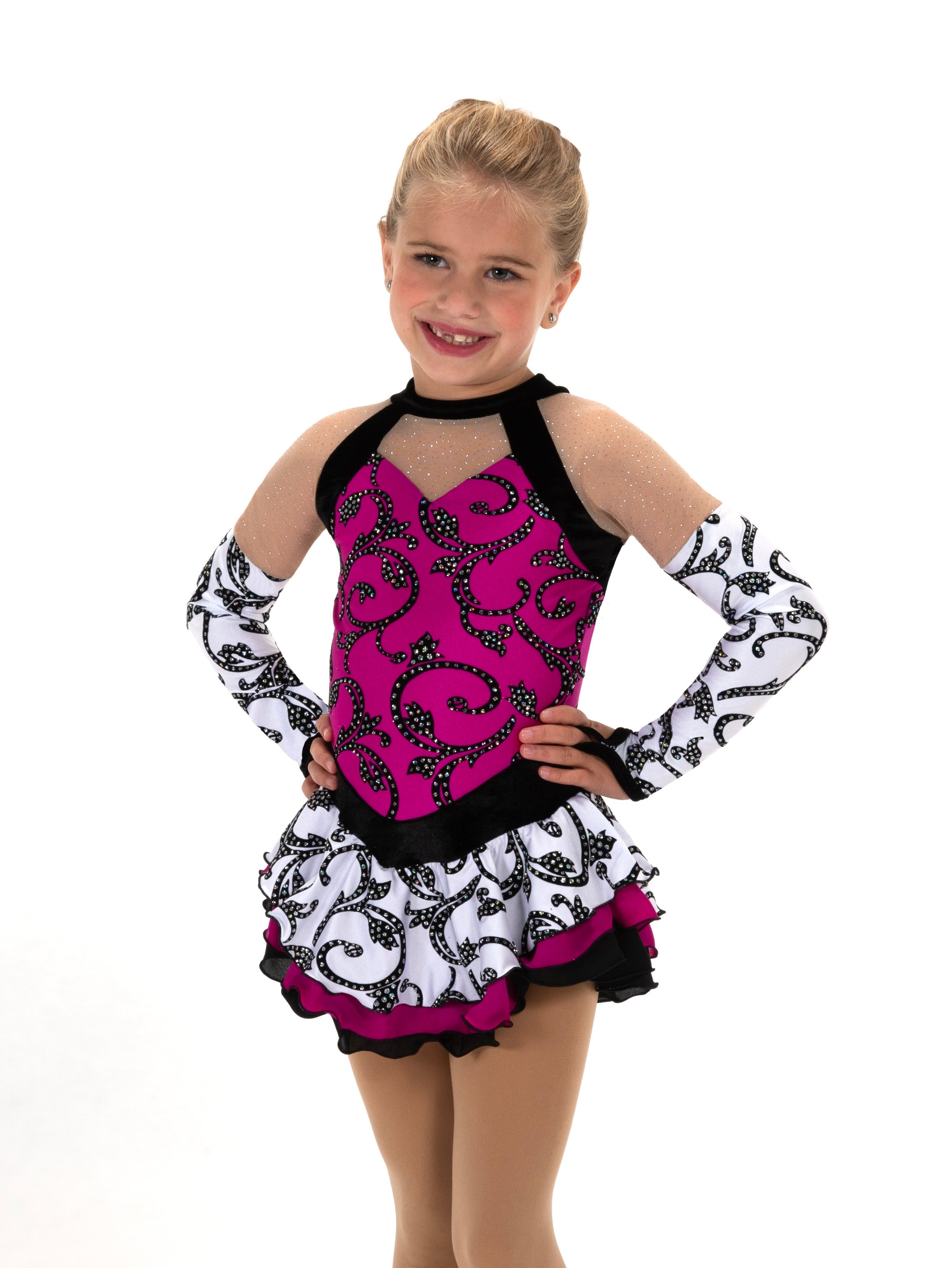 Jerry's Ready to Ship Showy Dahlia #643 Skating Dress