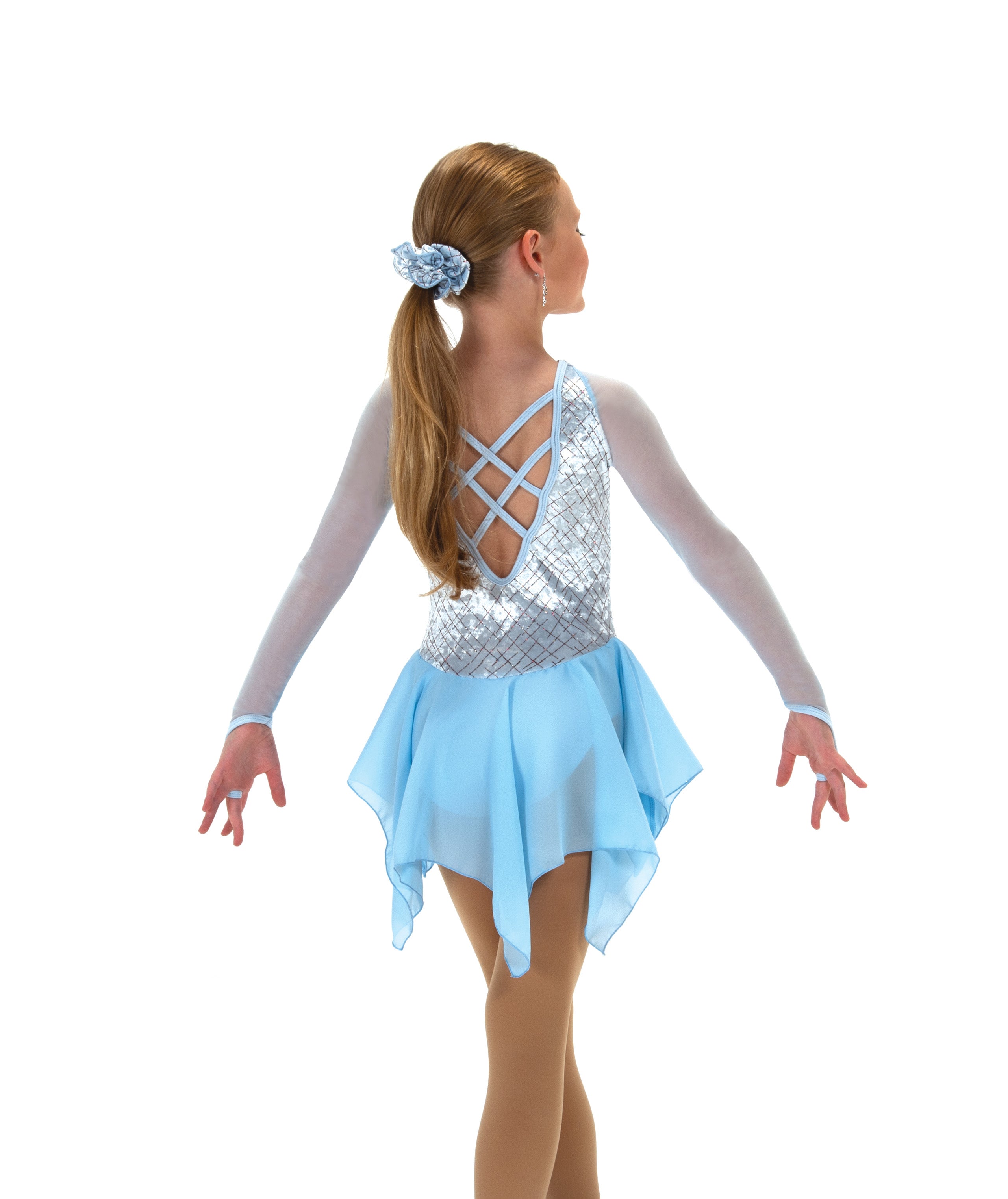 Jerry's Clear Ice #687 Skating Dress - Ice Blue