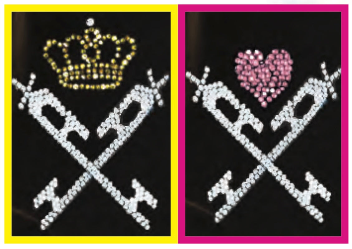 Jerry's Crossed Blades Fleece Skating Jacket - Pink Heart