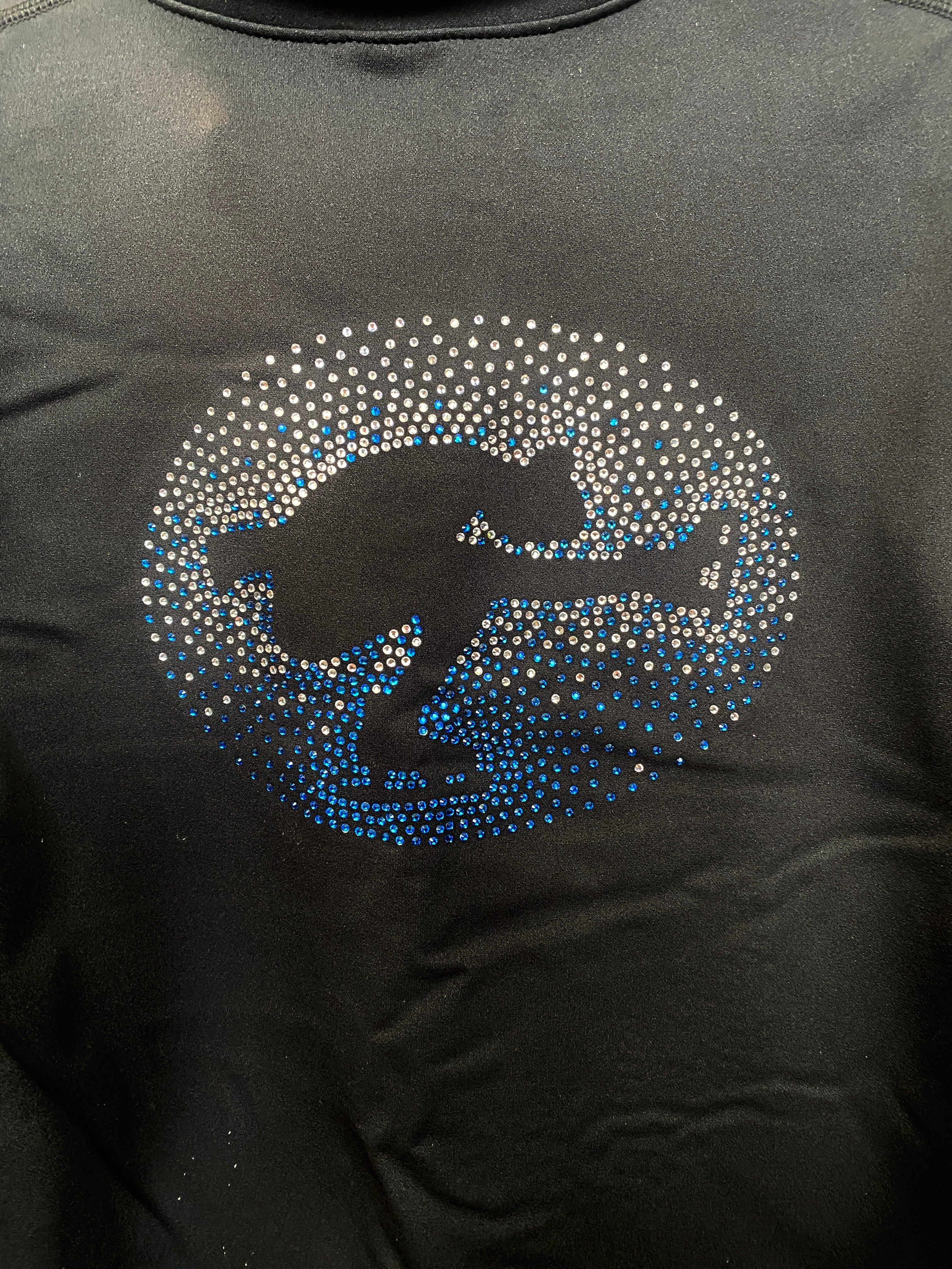 Jerry's Ready to Ship Sit Spin Beaded Fleece Jacket - Blue