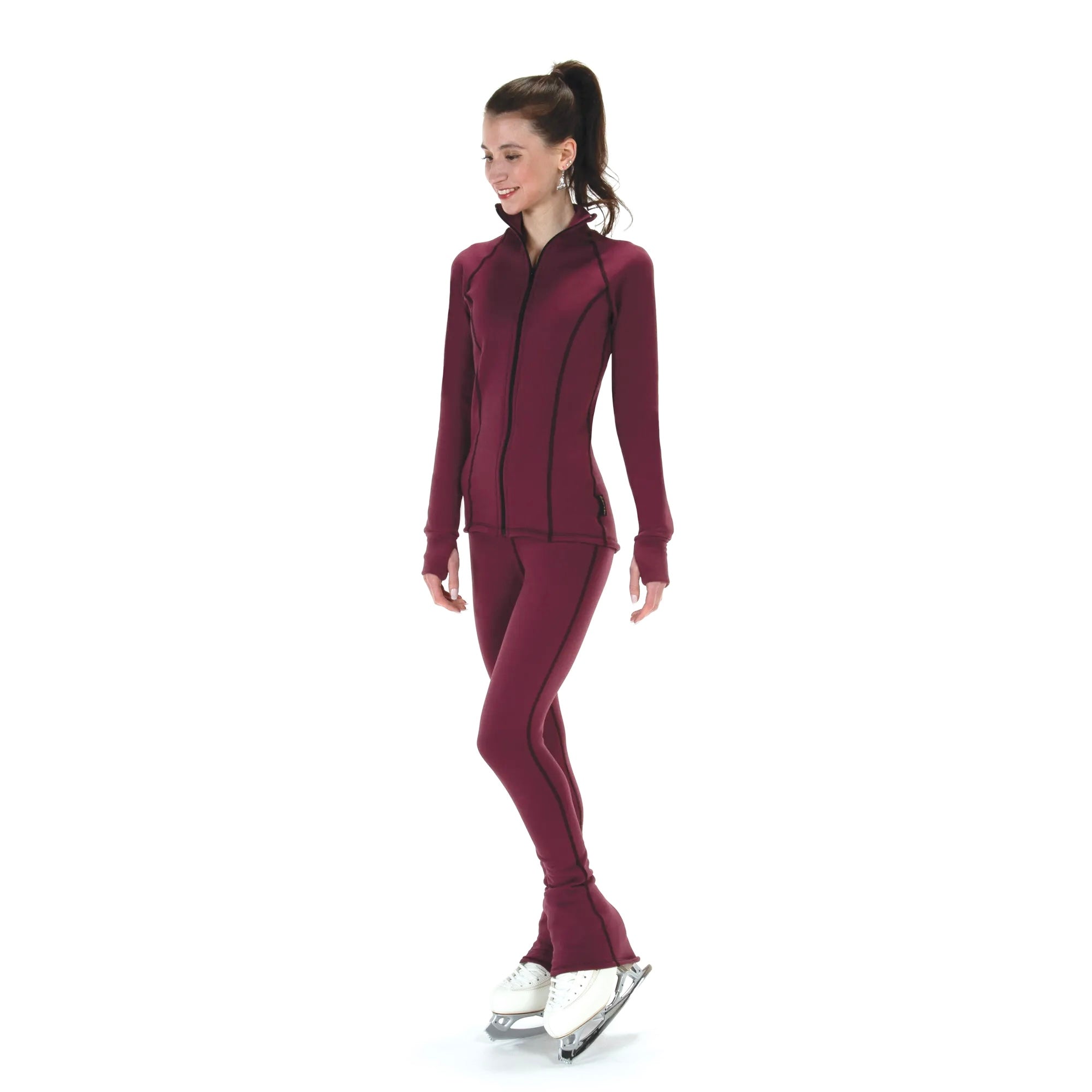 Jerry's Glide Fleece Skating Jacket - Wine