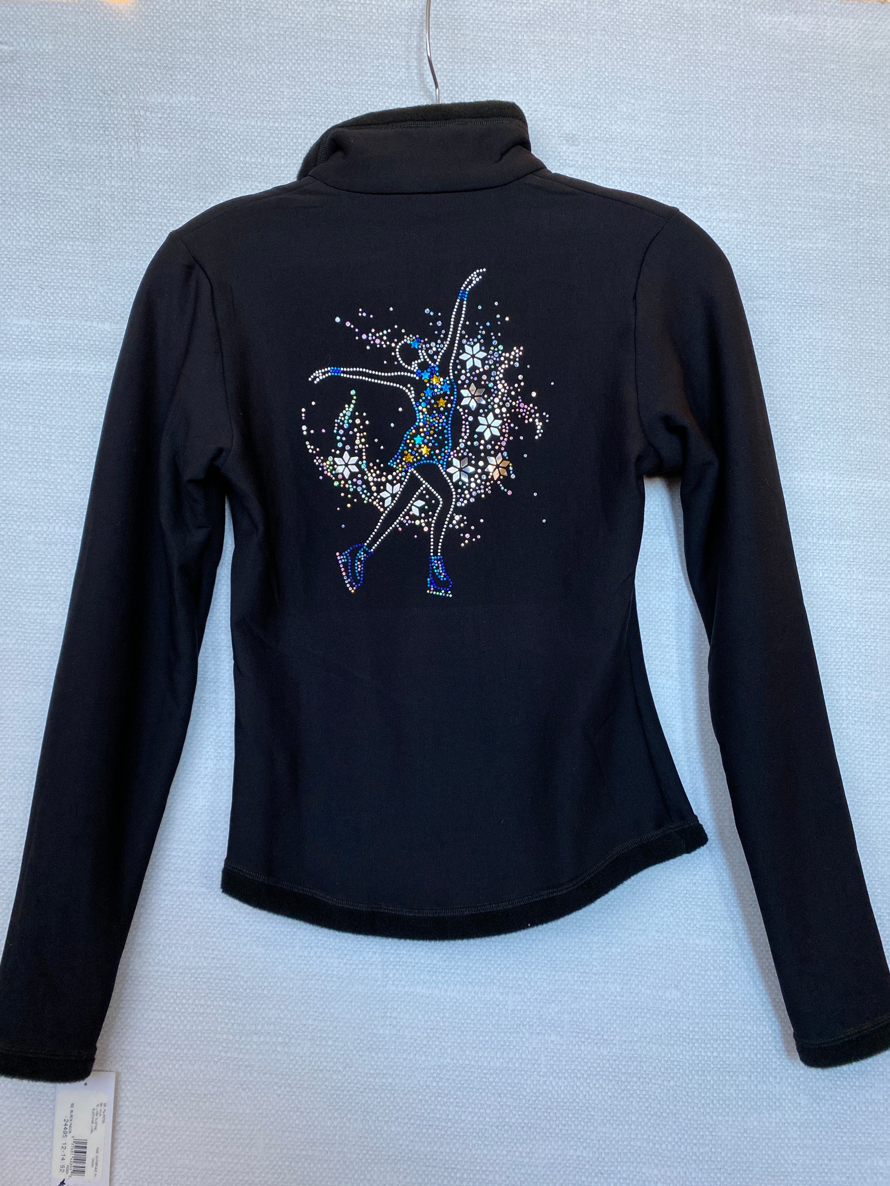 Mondor Ready to Ship Polartec Applique Black Skating Jacket - Pose