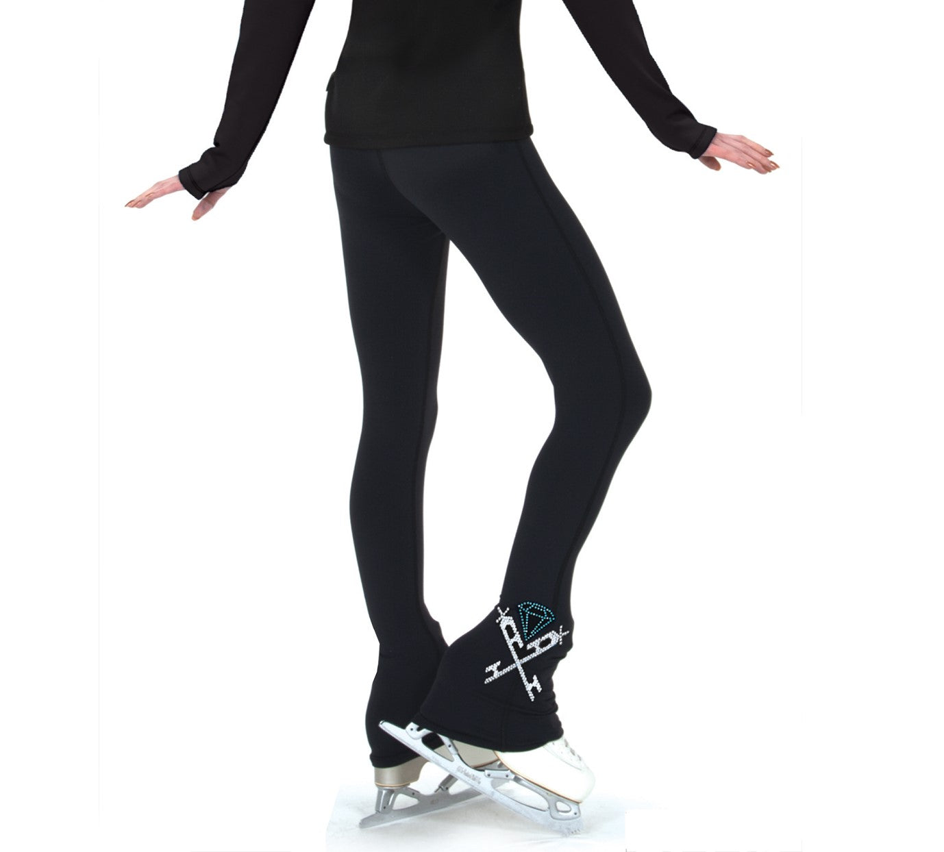 Jerry's Ready to Ship Crossed Blades Fleece Pants - Blue Diamond