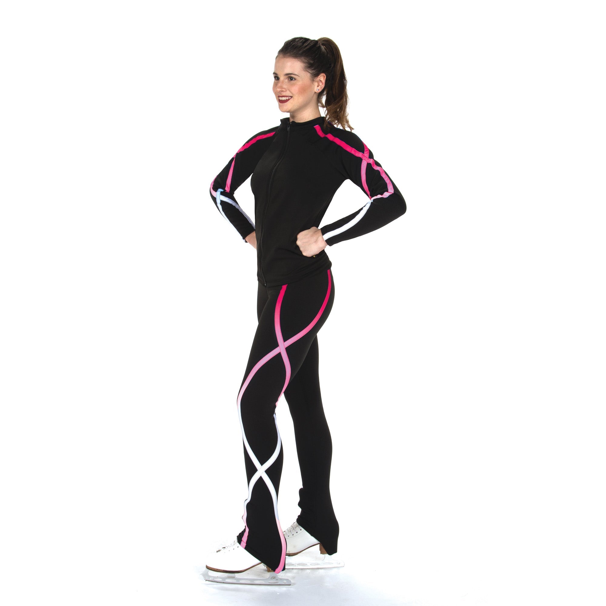 Jerry's Ice Ribbon Fleece Skating Jacket - Rose Snow