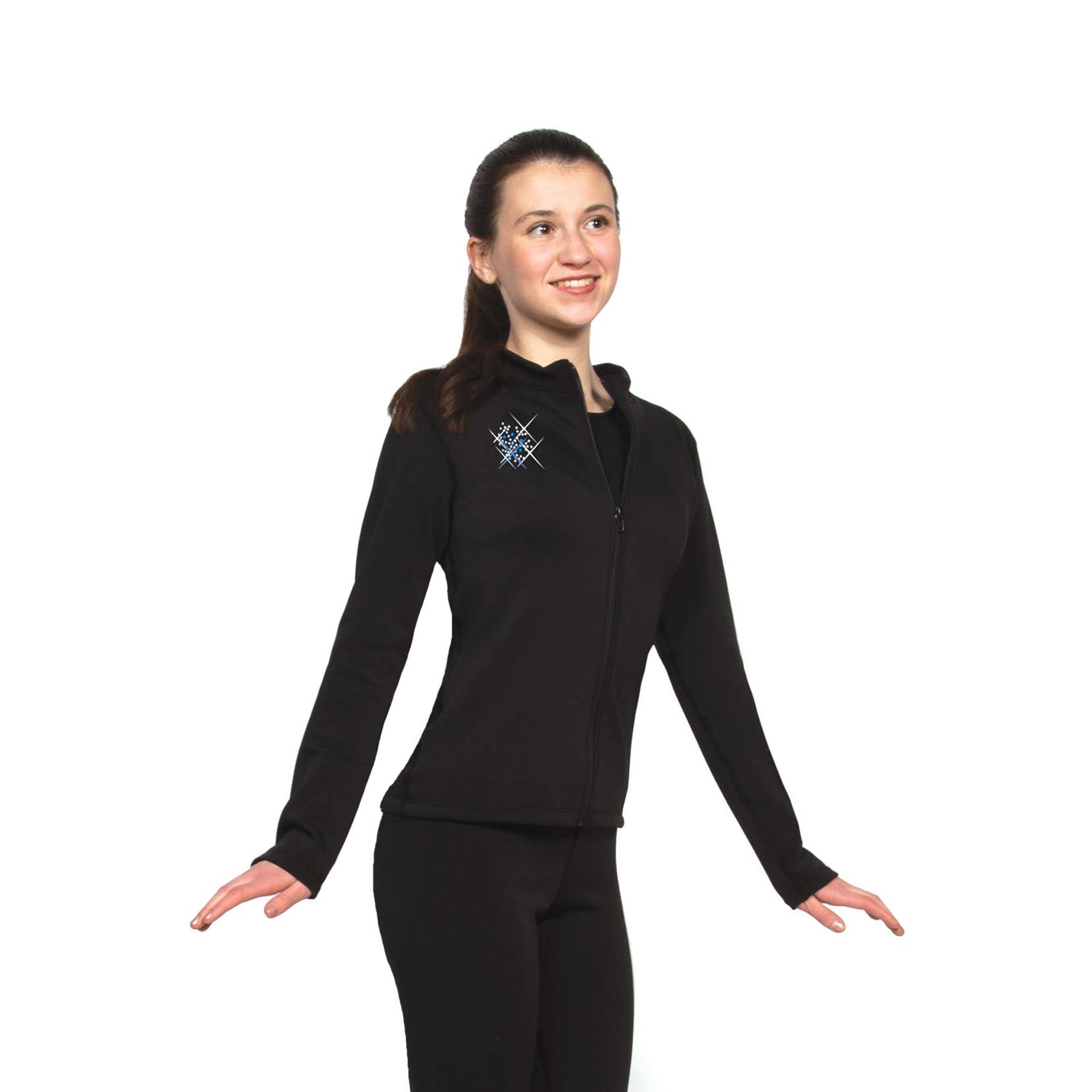 Jerry's Snowflake Beaded Fleece Skating Jacket