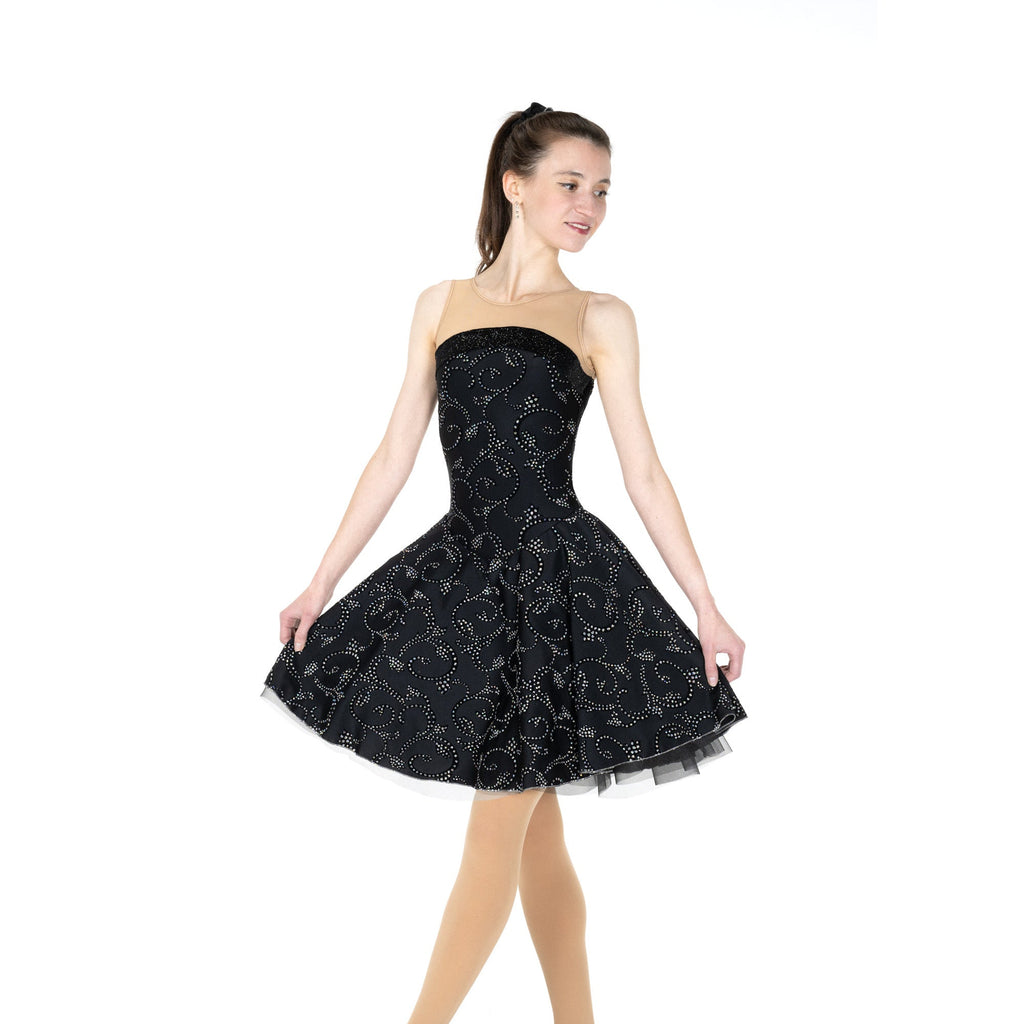 Jerry's Swishy Swing #120 Dance Skating Dress - Black