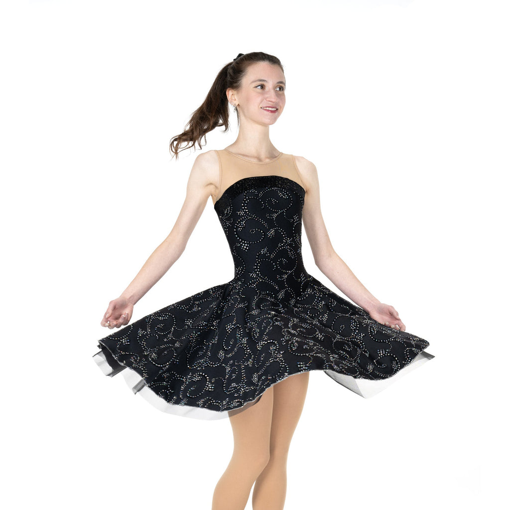 Jerry's Swishy Swing #120 Dance Skating Dress - Black