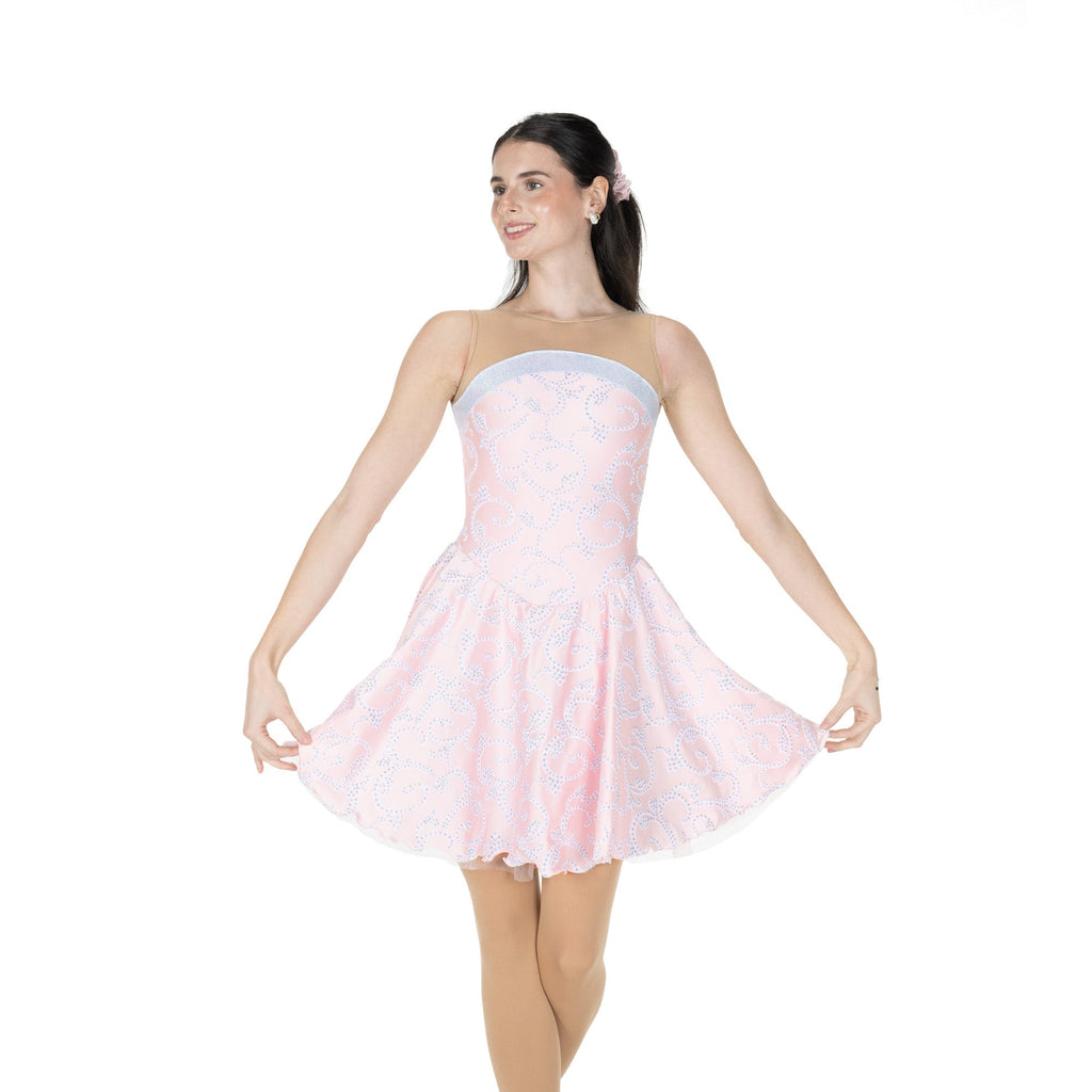 Jerry's Swishy Swing #120 Dance Skating Dress - Pearl Pink