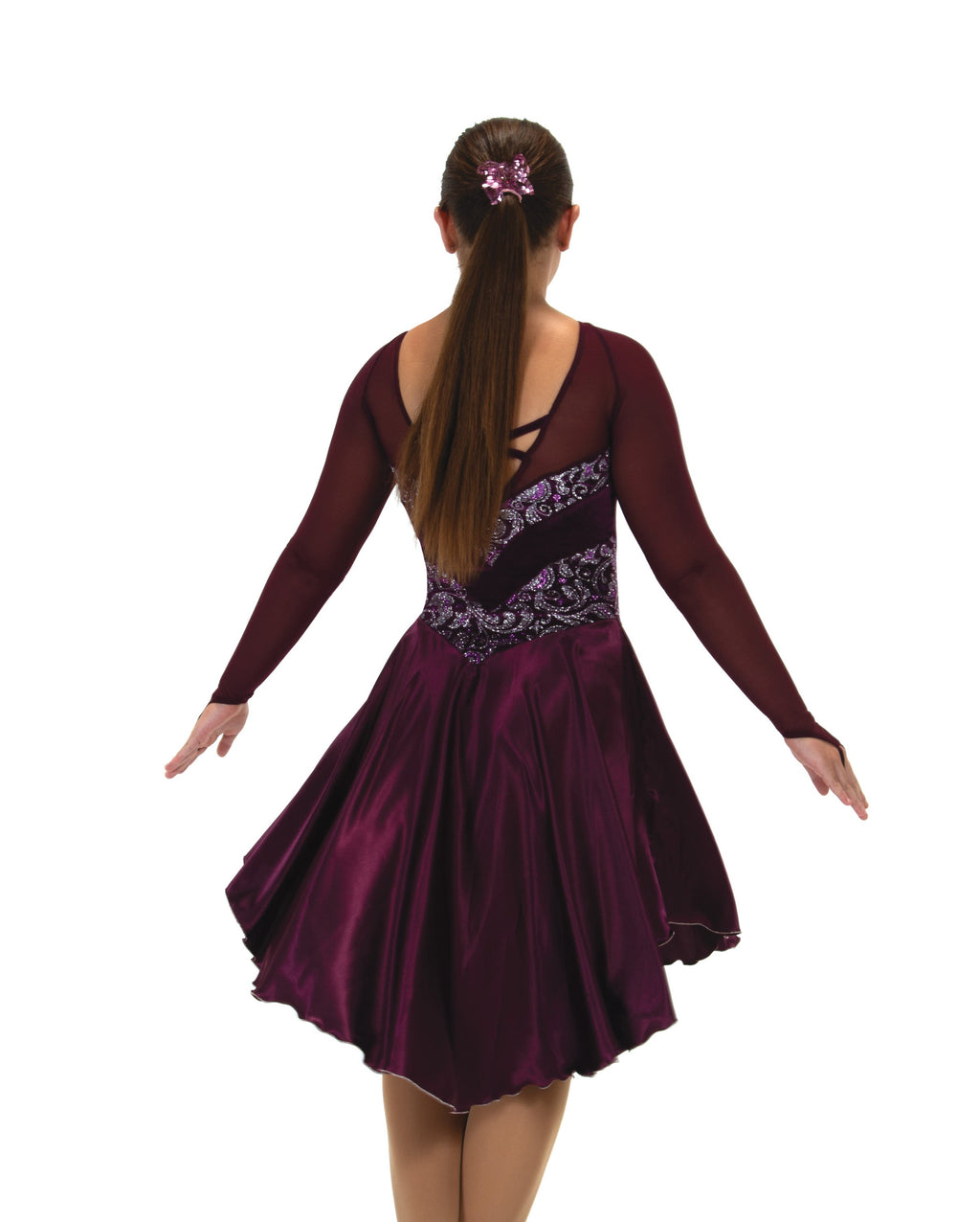 Jerry's Ready to Ship Satin Swizzle #196 Dance Skating Dress