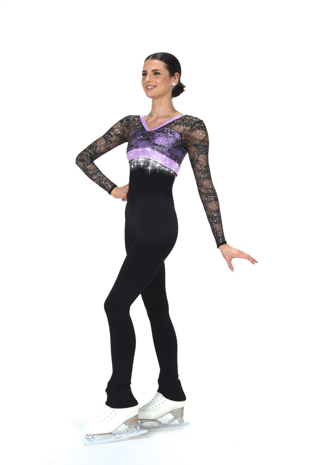 Jerry's Ready to Ship Ice Crystals Unitard - Lilac