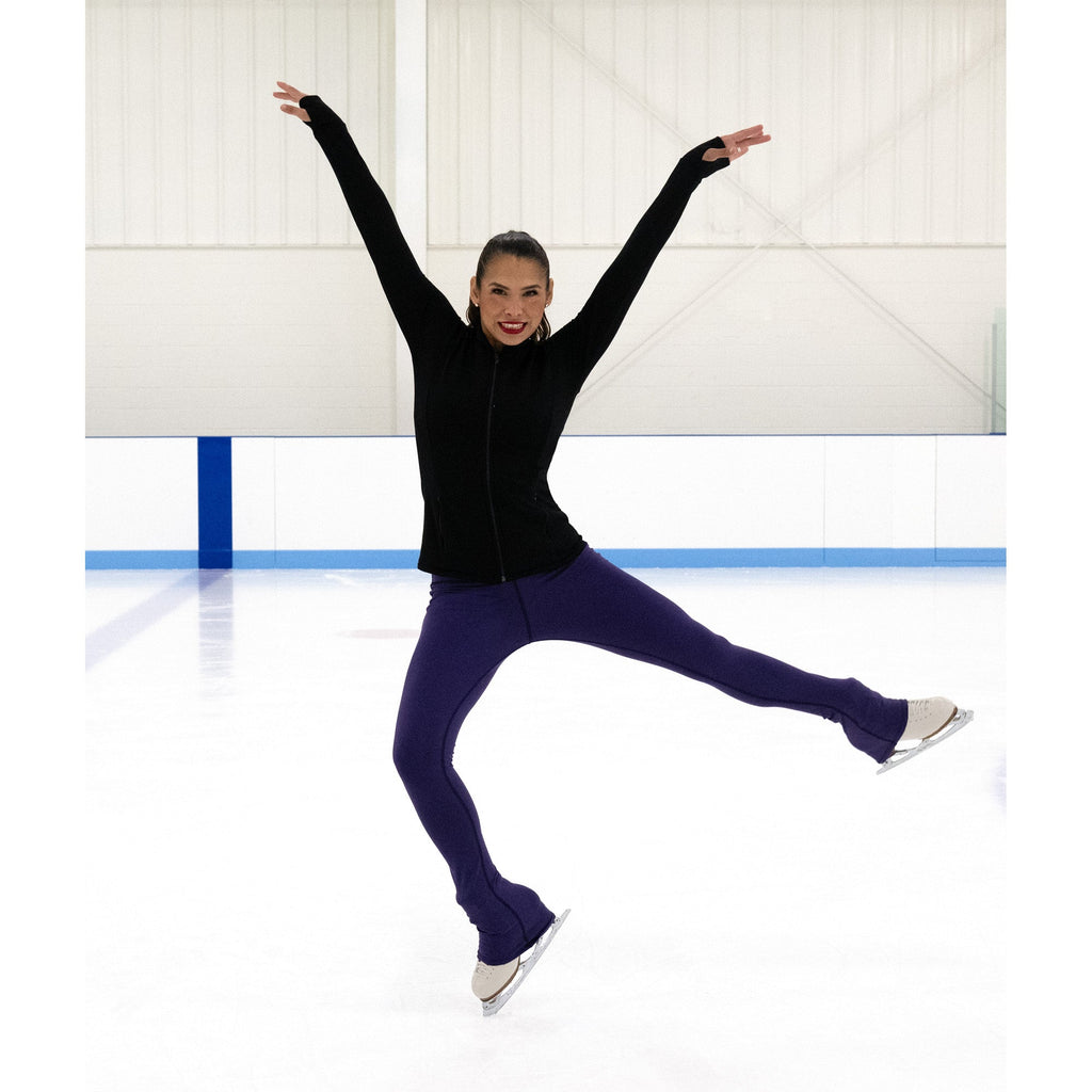 Jerry's High Waist Supplex Skating Pants - Plum