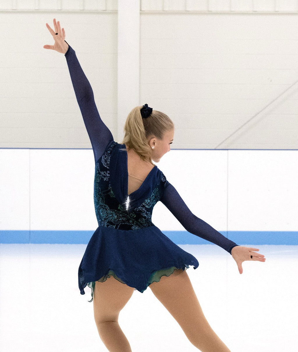 Jerry's Sapphires & Emeralds #530 Skating Dress