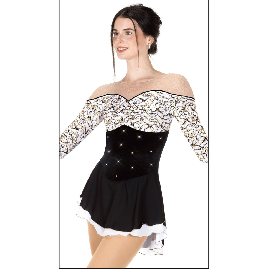 Jerry's Formal Introduction #581 Beaded Skating Dress