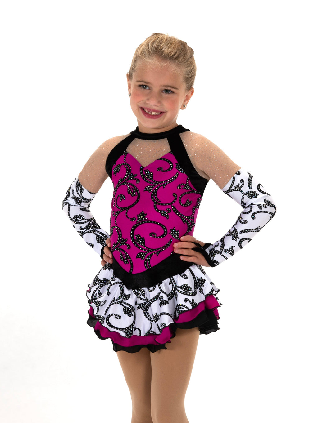 Jerry's Ready to Ship Showy Dahlia #643 Skating Dress