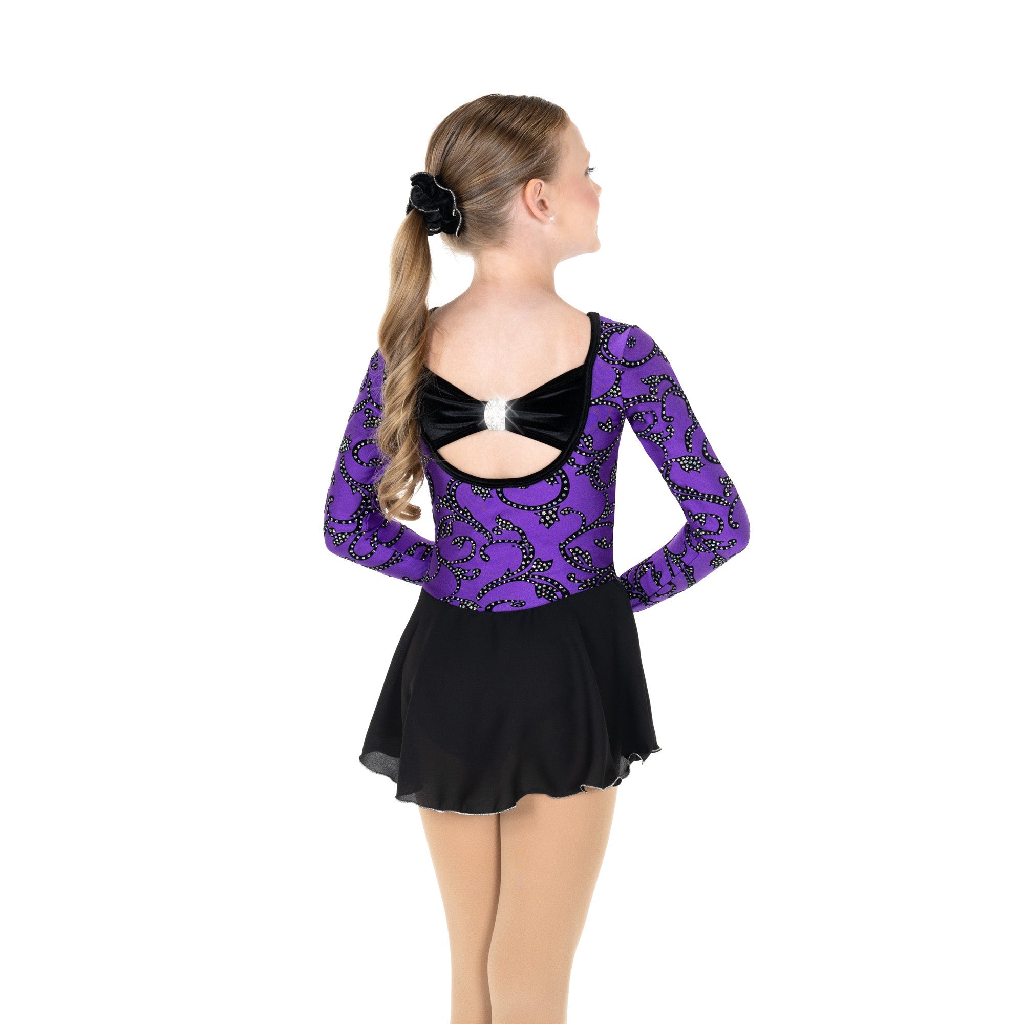 Jerry's Triple Twirl #653 Skating Dress - Purple