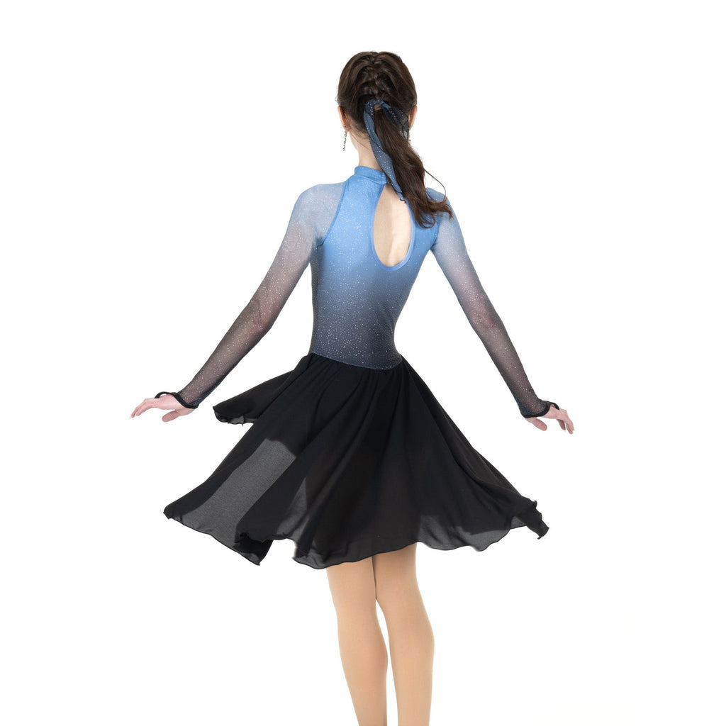 Aurora Ice Ready to Ship Fading Waltz Beaded Dance Skating Dress