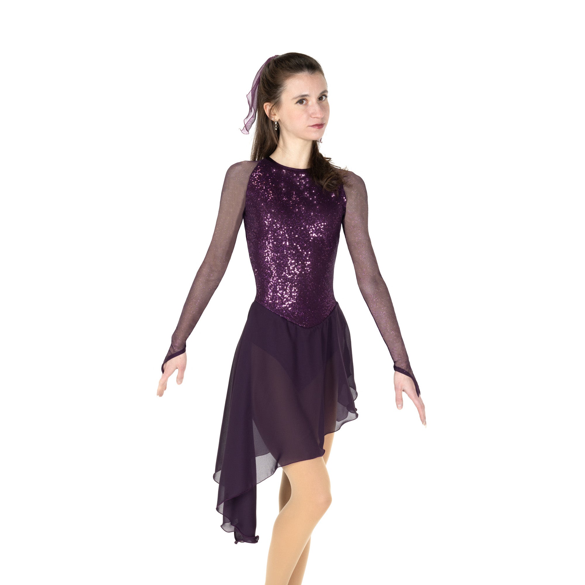 Aurora Ice Darkening Dance Skating Dress