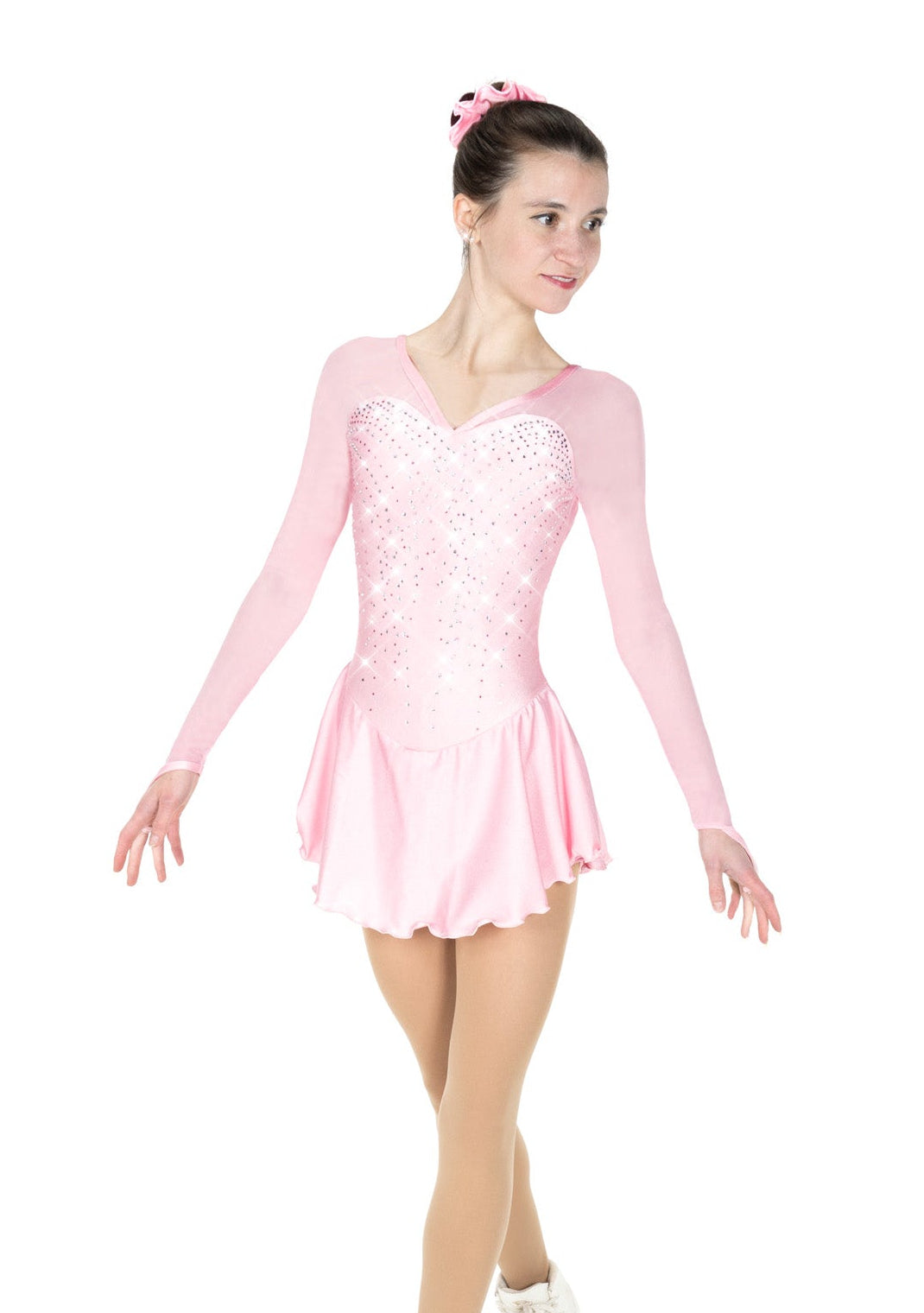 Solitaire Locket Back Skating Dress - 4 Colors