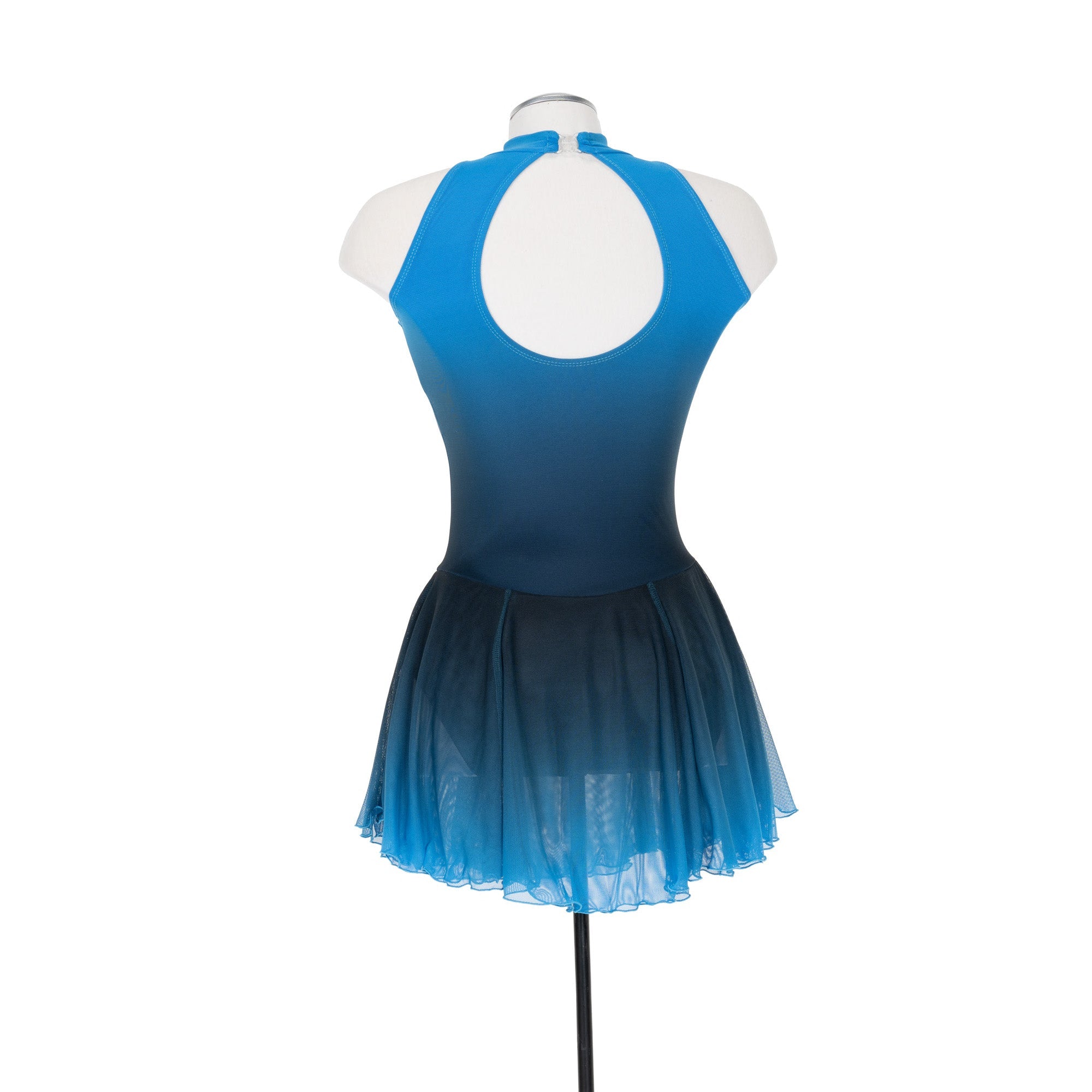 Solitaire Ombre Skating Dress - Blue