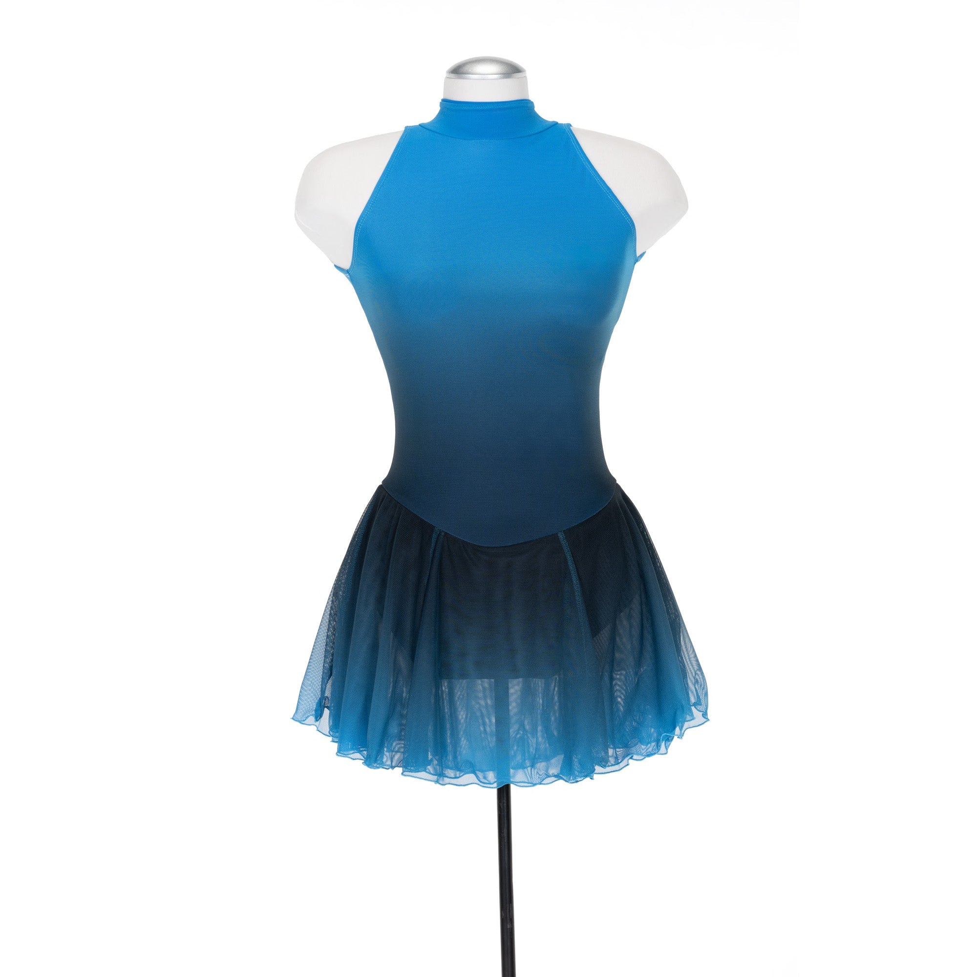 Solitaire Ombre Skating Dress - Blue