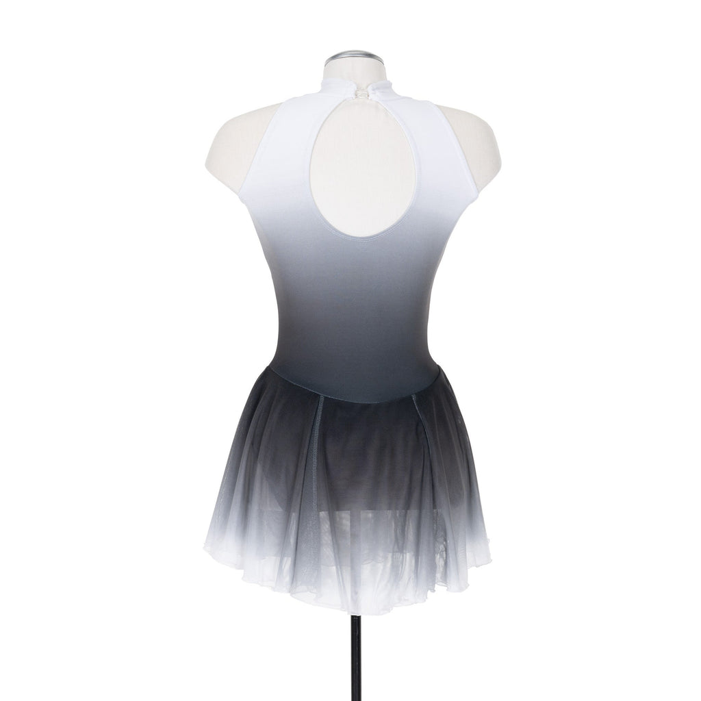 Solitaire Ombre Skating Dress - White