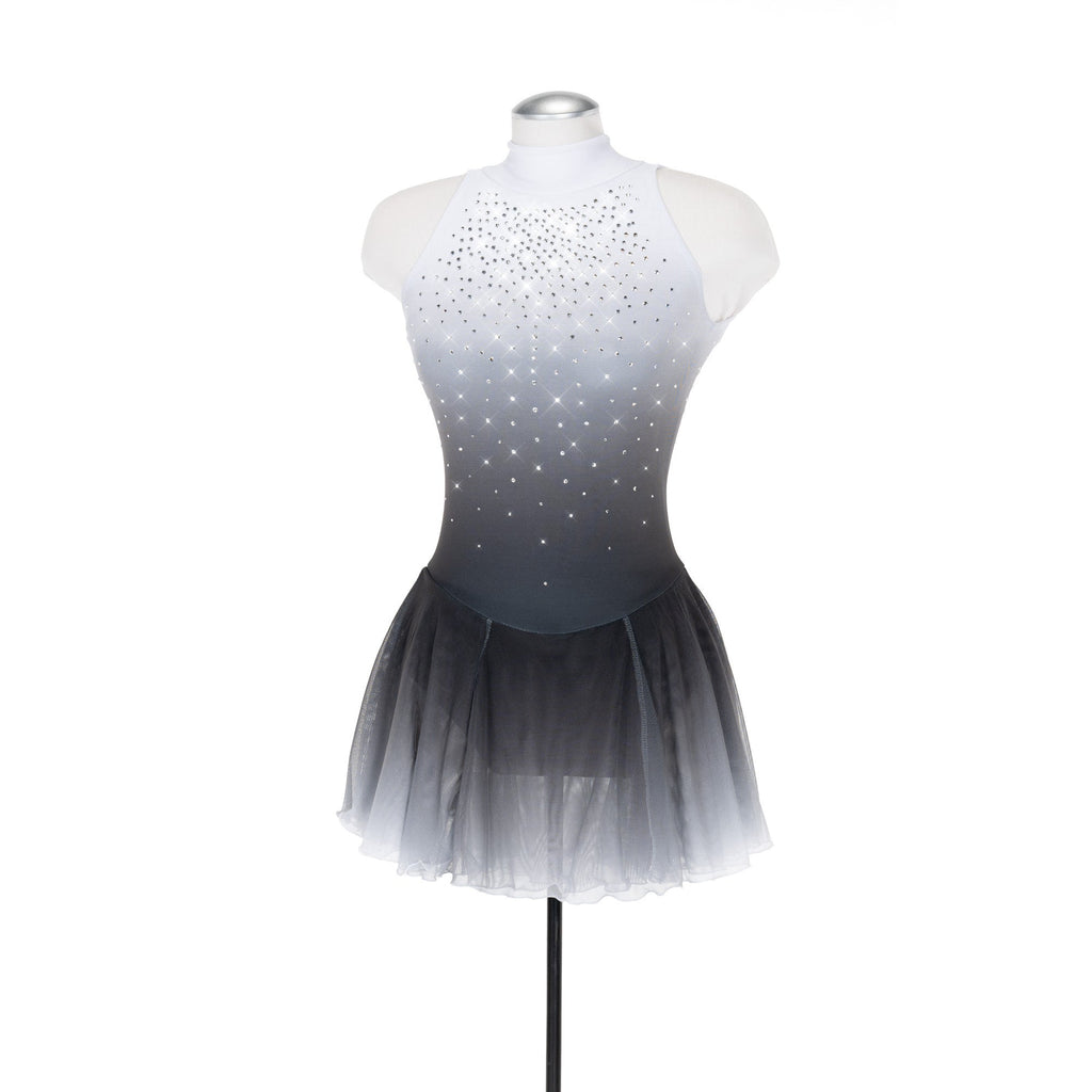 Solitaire Ombre Skating Dress - White