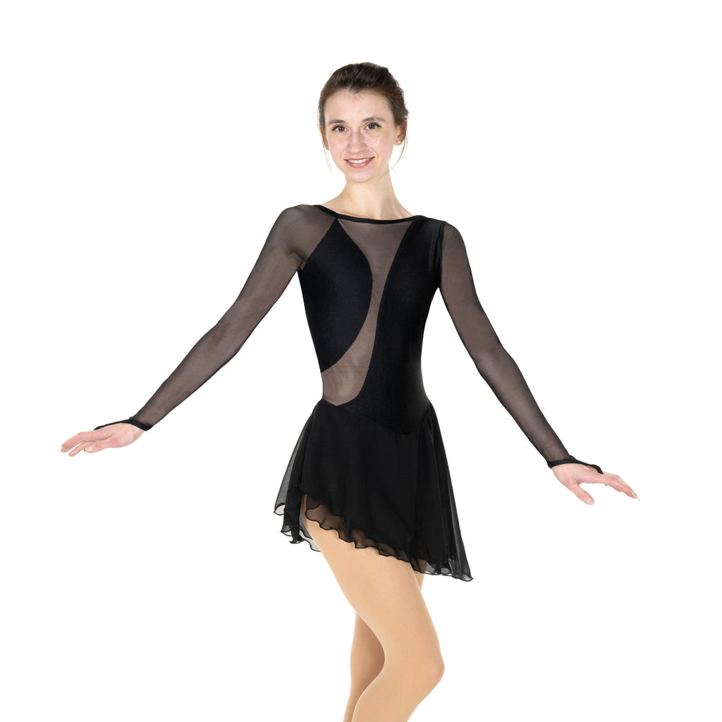 Solitaire Swoosh Skating Dress - Black