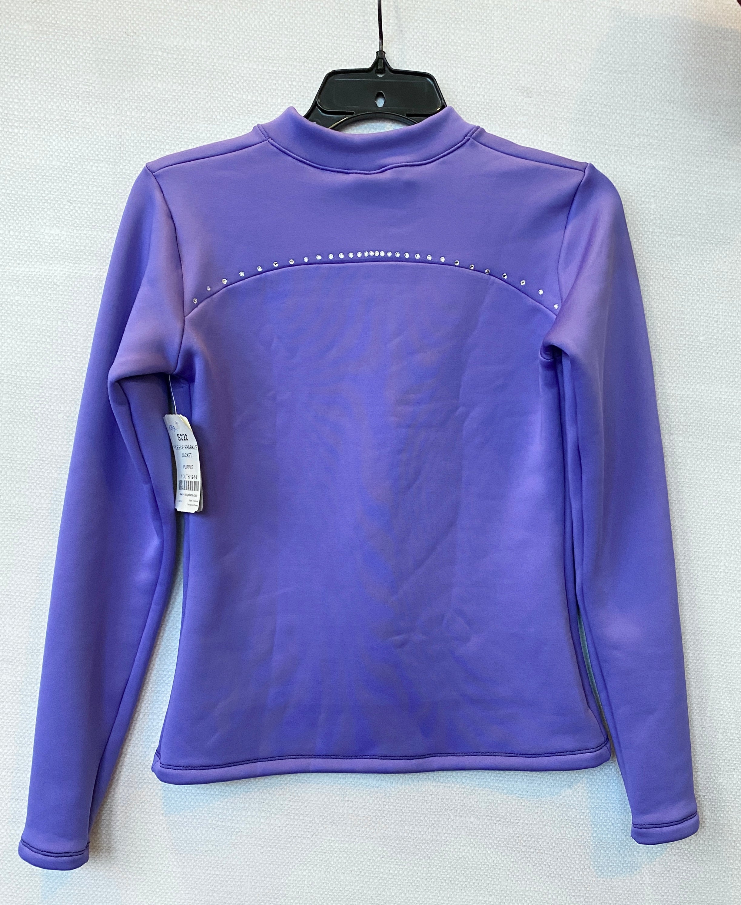 Jerry's Sparkle Seam Fleece Skating Jacket - Purple