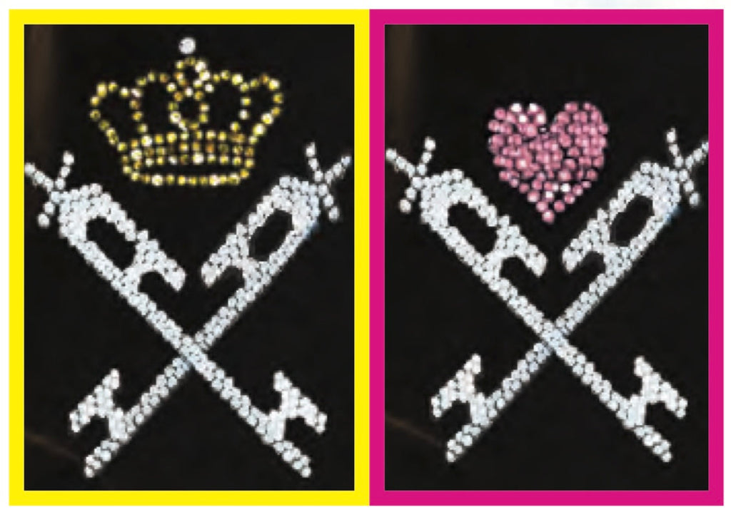 Jerry's Crossed Blades Fleece Skating Jacket - Pink Heart