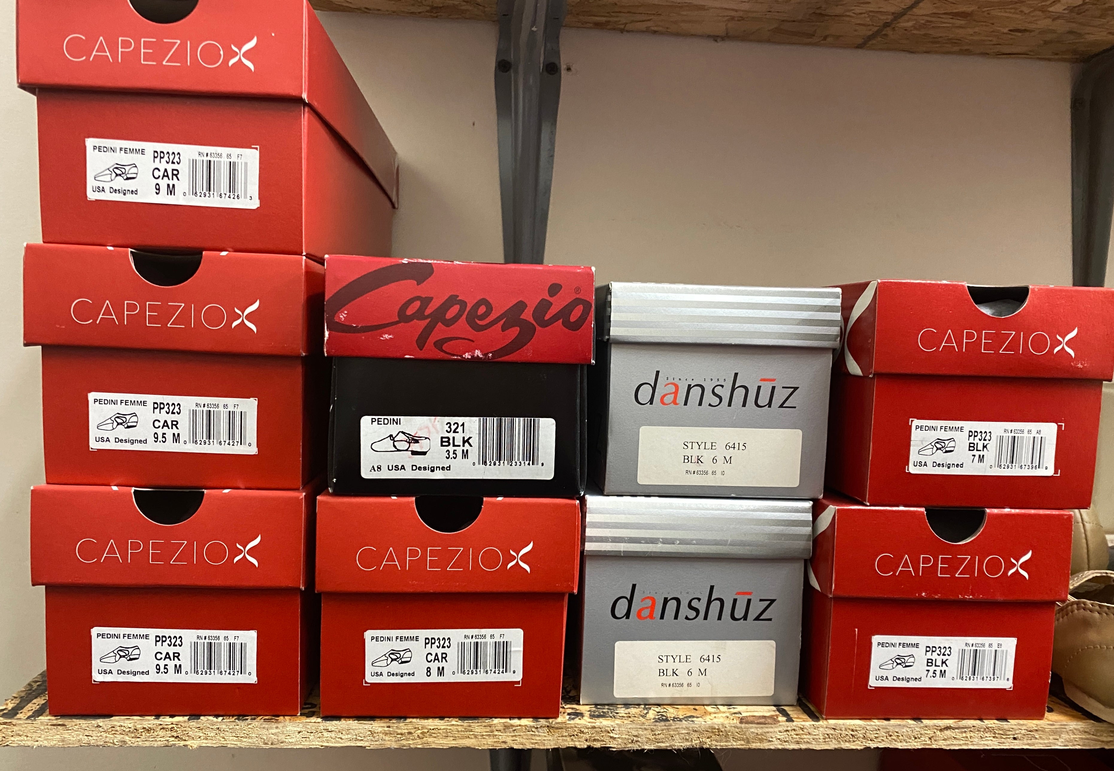 Capezio Ready to Ship Pedini Femme Dance Shoes - Caramel