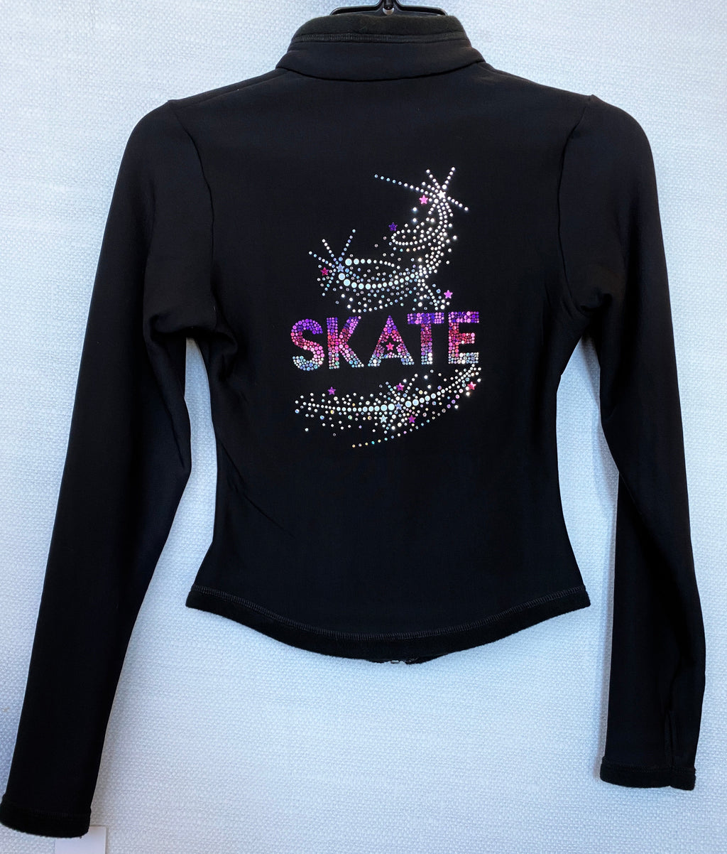 Mondor Ready to Ship Polartec Applique Black Skating Jacket - Skate