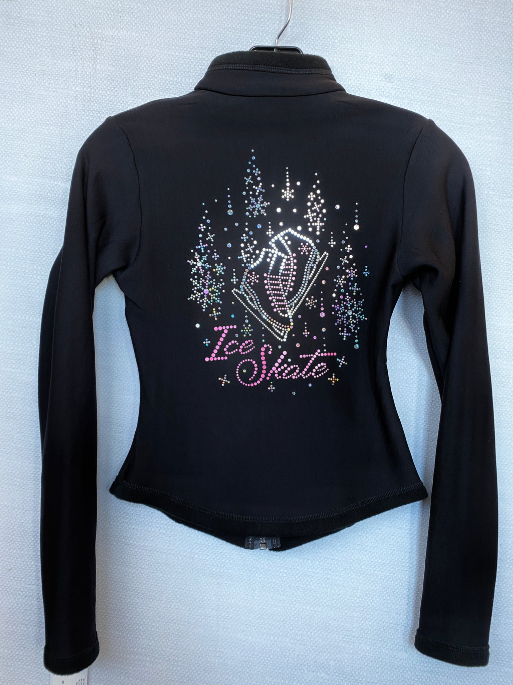 Mondor Ready to Ship Polartec Applique Black Skating Jacket - Ice Skate