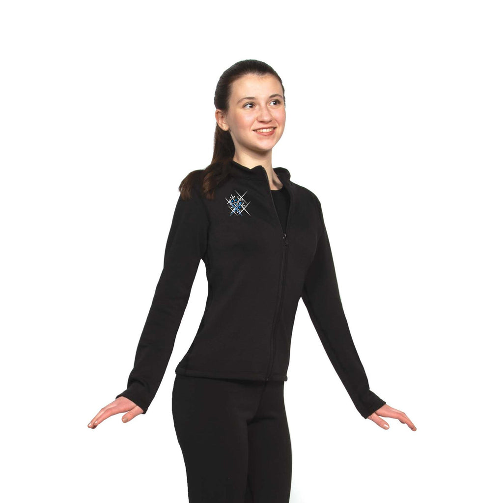 Jerry's Snowflake Beaded Fleece Skating Jacket