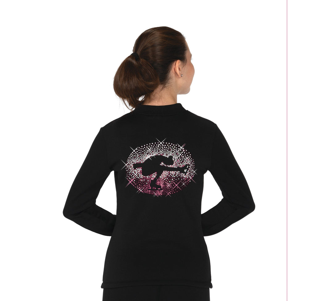 Jerry's Ready to Ship Sit Spin Beaded Fleece Jacket - Pink